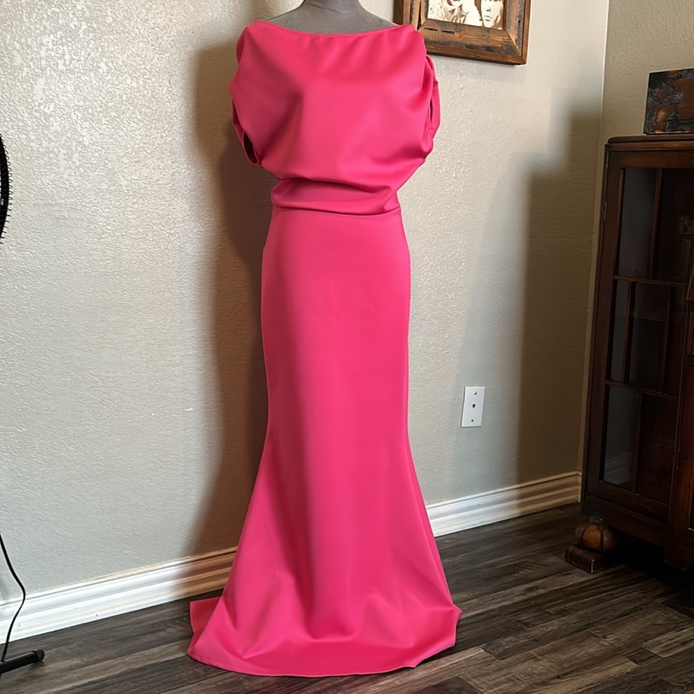 Elegant Sleeveless Off Shoulder Bodycon Long Formal Party Evening Dress - Picture 16 of 16